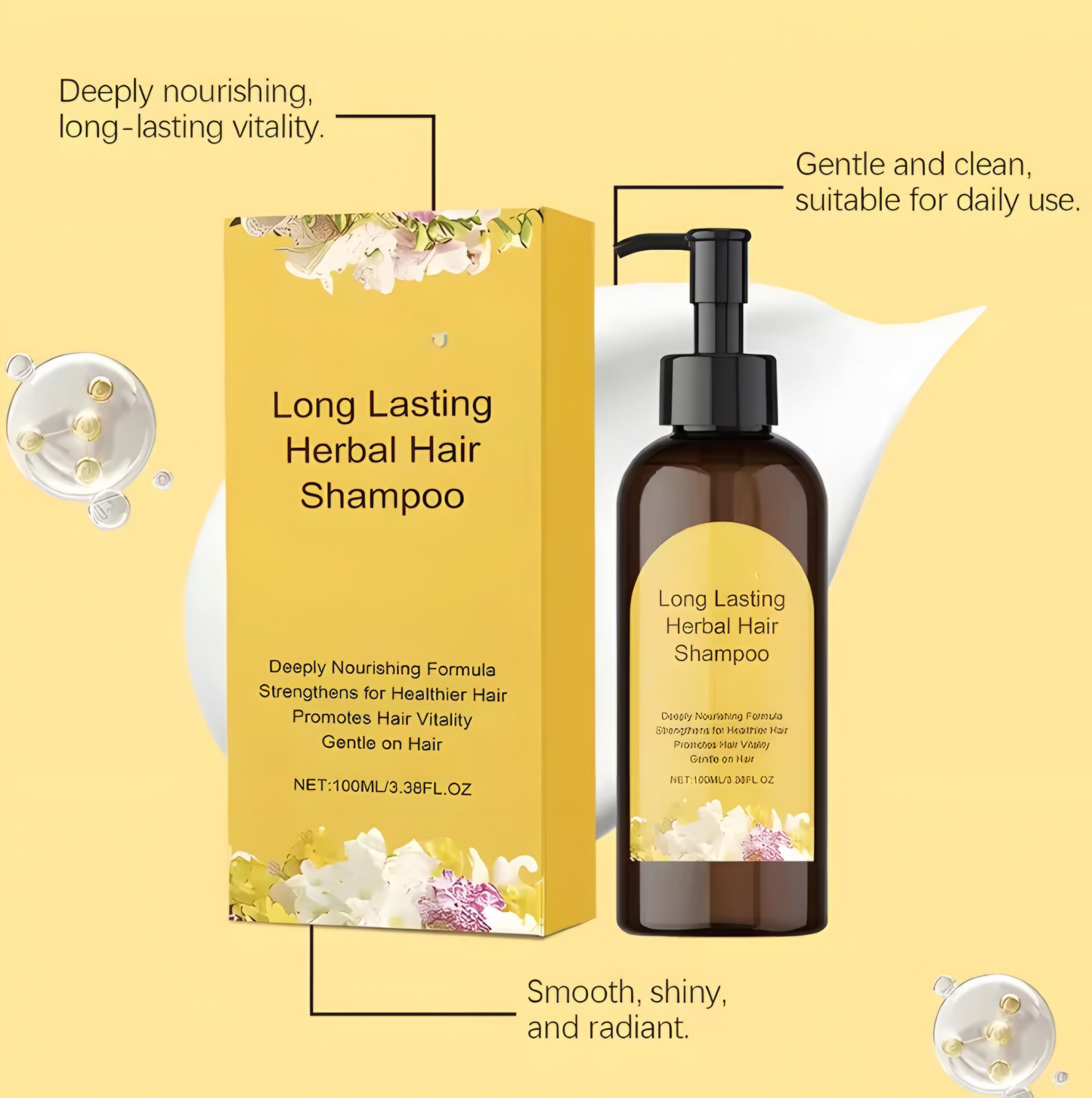 japanese Long Lasting Natural Hair Dye Shampoo™