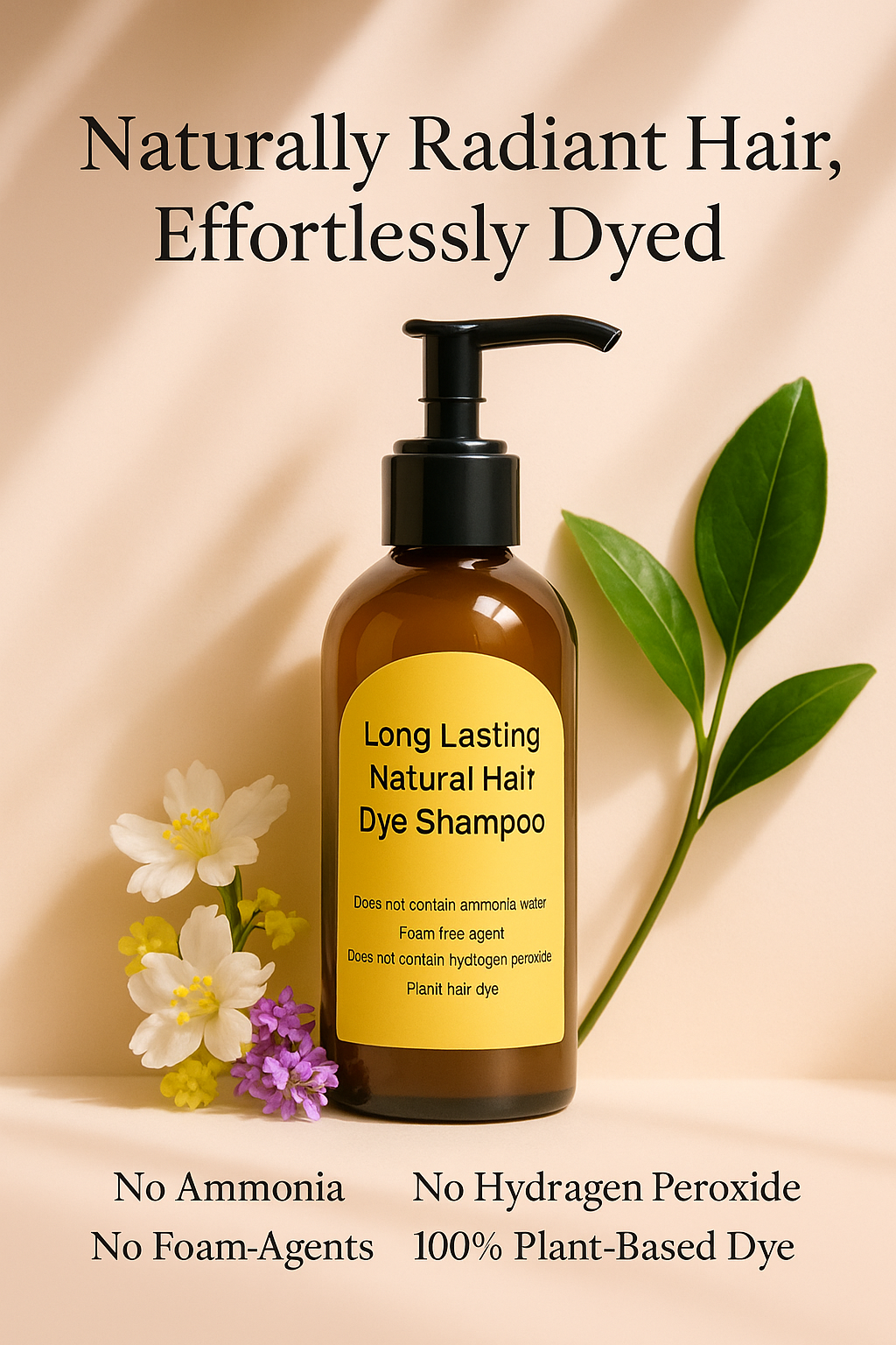 japanese Long Lasting Natural Hair Dye Shampoo™